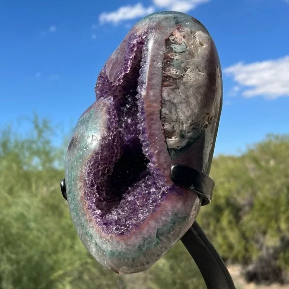 Pink Green Purple Amethyst ππ PGA14 - Picture 3 of 7